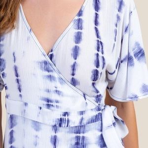 Francesca’s Lorna Tie-Dye Wrap/Maxi Dress